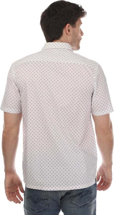 Actual product image Ted Baker Mens Forter Geometric Short-Sleeved Shirt (XL)