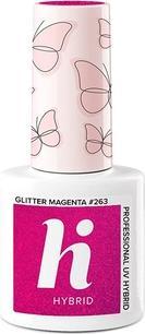 Produktbild Semi-Permanent UV Gel Glitter Nail Polish Magenta 5ml (Magenta)