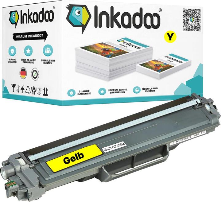 Produktbild Inkadoo Kompatibel Toner für Brother DCP-L 3510 CDW (Y)