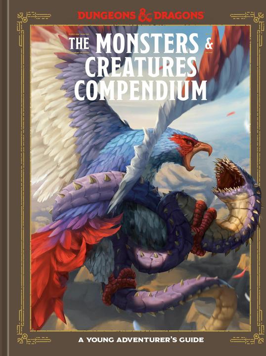 Actual product image The Monsters & Creatures Compendium (English, Stacy King, Jim Zub, Andrew Wheeler, Official Dungeons & Dragons Licensed, 2023)