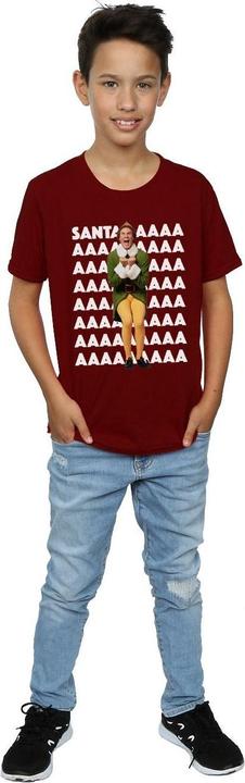 Immagine prodotto Elf Buddy Santa Scream Maglietta Ragazzi (140, 146)