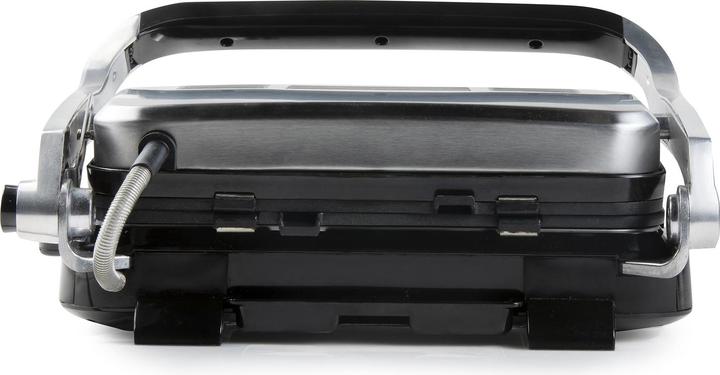 Produktbild Domo Genius Elektro Kontaktgrill Antihaftbeschichtung, mit Display Edelstahl, Schwarz (EU-Stecker)