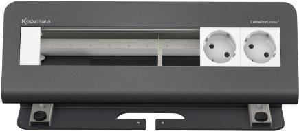 Produktbild Kindermann CablePort desk² 6-fold (Tisch)