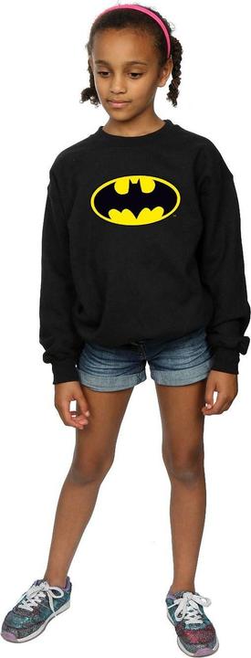 Actual product image Girls Batman Logo Sweatshirt (152, 158)