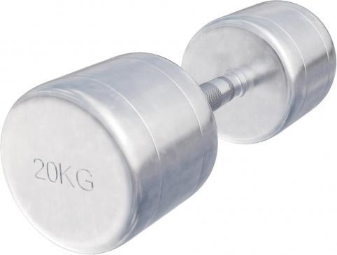 Immagine prodotto Gorilla Sports Manubri cromati (1 x 20 kg)