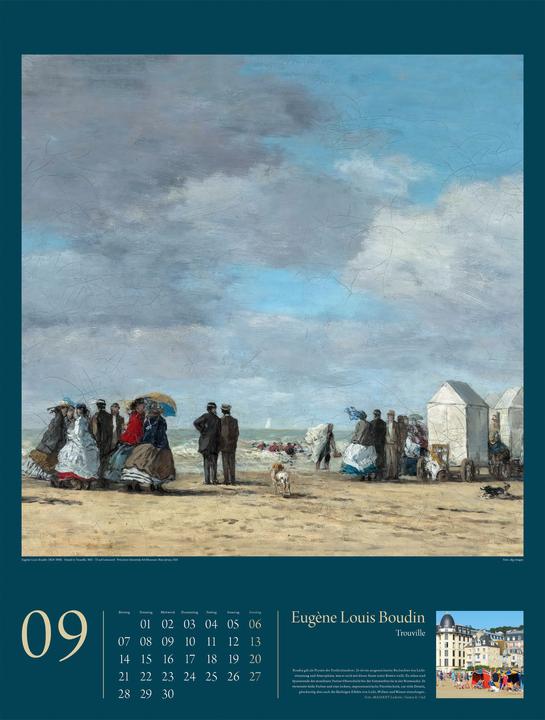 Produktbild KunstGeschichten - Meisterwerke und die Orte ihrer Inspiration Kalender 2026 (Harter Einband, Deutsch)