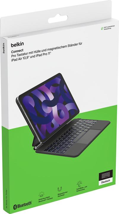 Productafbeelding Belkin Pro Toetsenbord voor iPad Air 10.9 / iPad Pro 11 BBZ002en-v1 (NL, IPad Pro 11, IPad Air 10.9)
