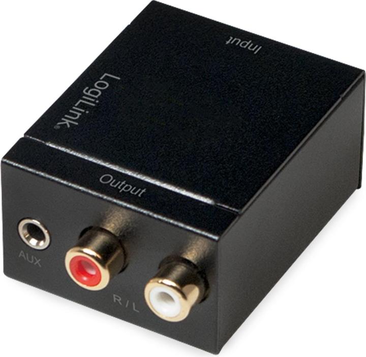 Produktbild LogiLink Koaxial und Toslink Adapter (Digital -> Analog)