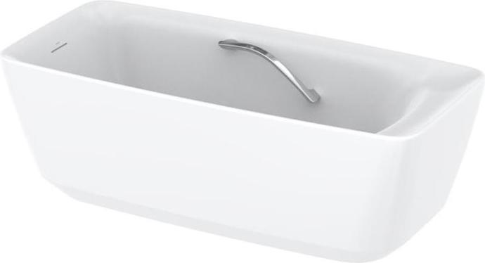 Immagine prodotto TOTO Vasca da bagno galleggiante free standing con maniglia angolare bianco opaco (255 l, 170 cm, 83.50 cm)
