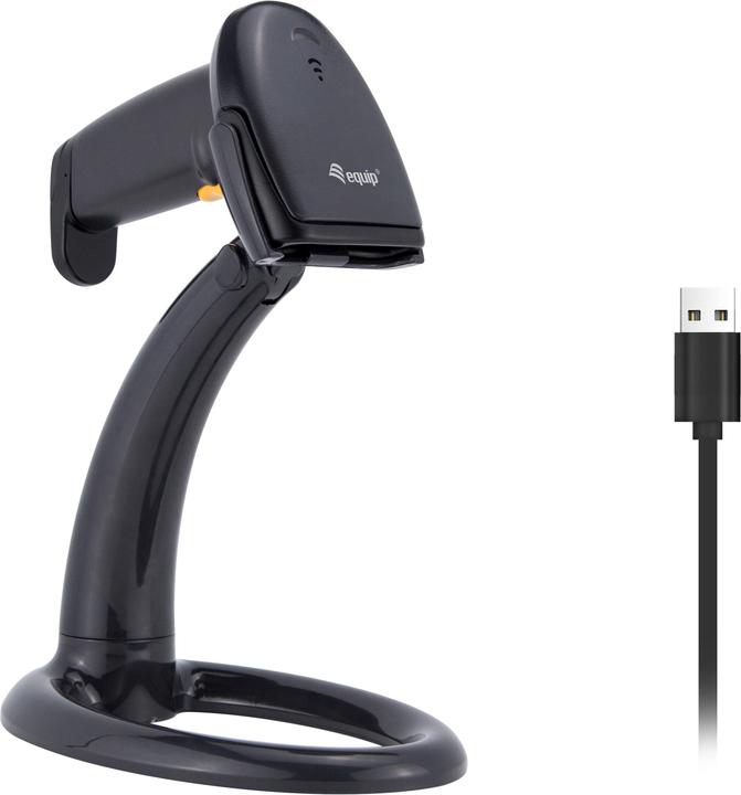 Produktbild equip Barcode Handscanner CCD Kabel USB schwarz (1D-Barcodes)