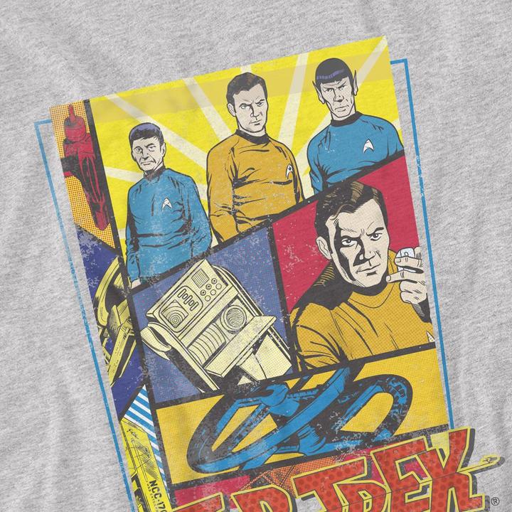 Actual product image Mens Vintage Collage T-Shirt (4XL)