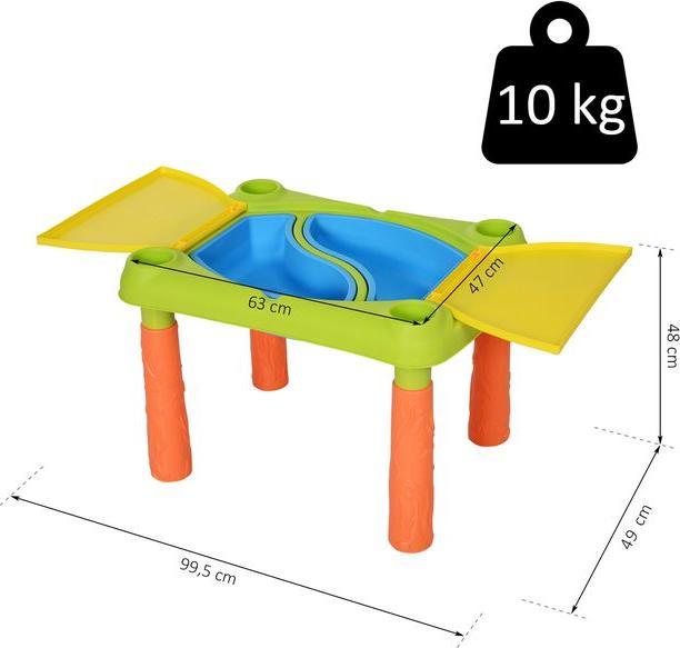 Immagine prodotto Swisshandel24 Tavolo da gioco con sabbia e acqua per bambini Tavolo da fango per bambini Tavolo da gioco