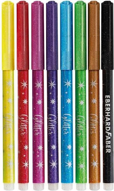 Image du produit EberhardFaber Stylo en fibre Paillettes (Multicolore, 8 x)