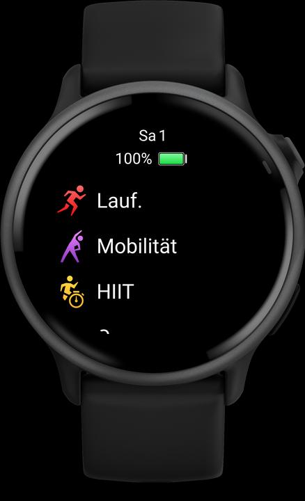 Actual product image Garmin vivoactive 6, GPS, Black/Slate, WW (42 mm)