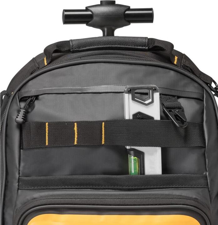 Actual product image DeWalt Tool rucksack with pockets from the Soft Storage series on wheels, telescopic handle (46 pieces)