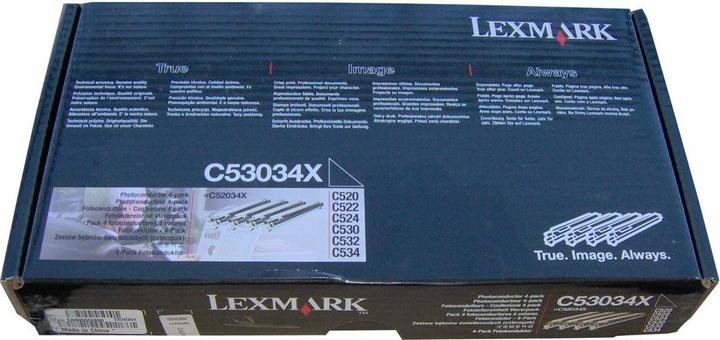 Image du produit Lexmark C53034X Conducteur de photo, série C53x, paquet de 4