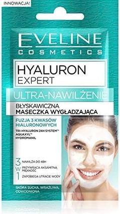 Eveline Hyaluron Expert Moisturizing Smoothing Mask 3In1 7Ml (7 ml)