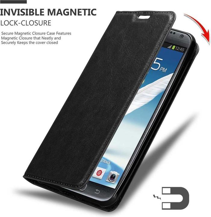 Productafbeelding Cadorabo Boek Onzichtbare Magneethoes (Samsung Galaxy Note 2)