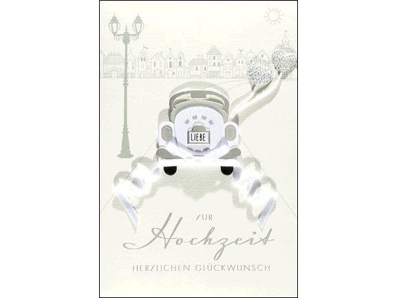 Immagine prodotto ABC Glückwunschkarte Hochzeit 12.5 x 17.6 cm (1 pz.)