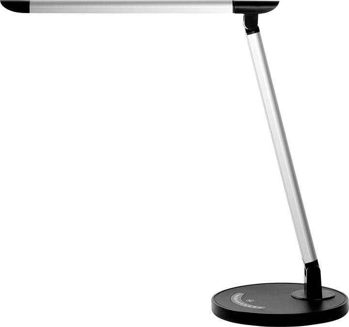 Alco Lampada da tavolo a LED argento-nero (410 lm)