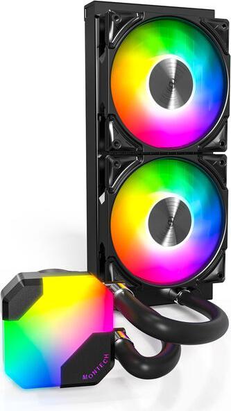 Actual product image Montech Hyper Flow ARGB 240 AIO, Black