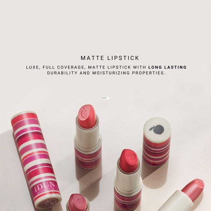 Produktbild IDUN Minerals Lipstick Lingon Matte (109 Lingon)
