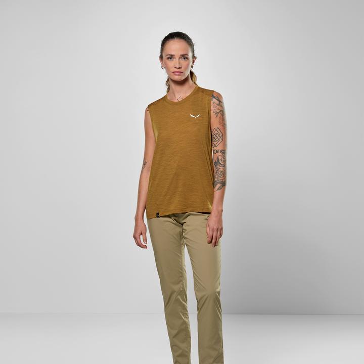 Actual product image Salewa Eagle Minilogo Merino Tank Top Da (40, 46, L)