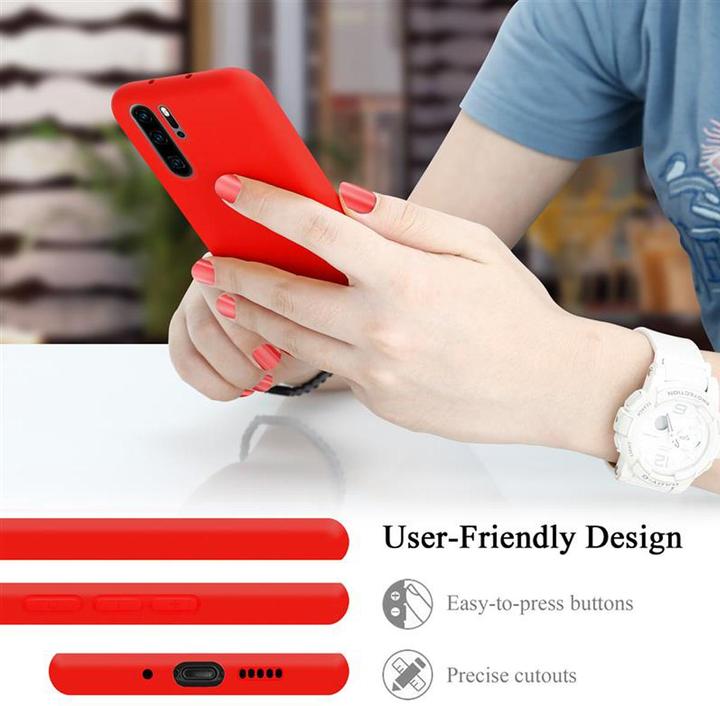 Actual product image Cadorabo TPU Liquid Silicone Case Cover (Huawei P30 Pro)