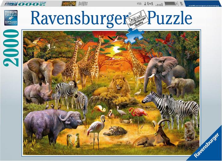 Ravensburger Versammlung am Wasserloch (2000 Teile)