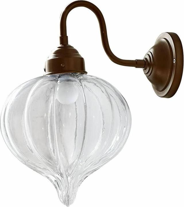 Produktbild Loberon Wandlampe Baisse klar/messing (E27)