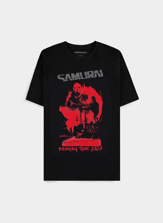 Immagine prodotto Difuzed Cyberpunk 2077 - Samurai Reunion Tour 2020 - Maglietta a maniche corte da uomo - XL (XL)