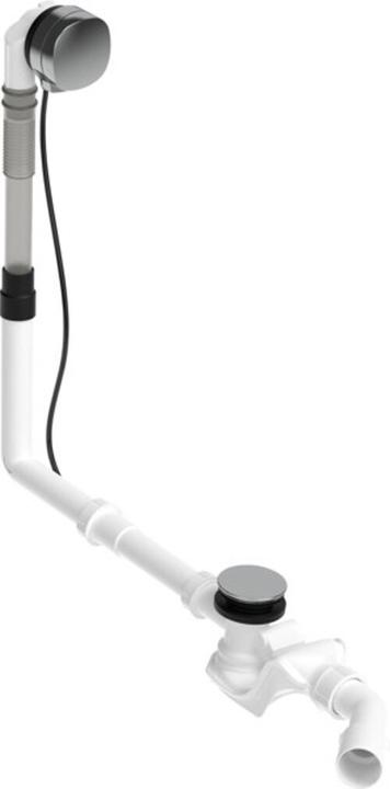 Produktbild Duravit Ab-/Überlaufgarnitur QUADROVAL mit Wanneneinlauf chrom (Überlaufgarnitur, 1/2")