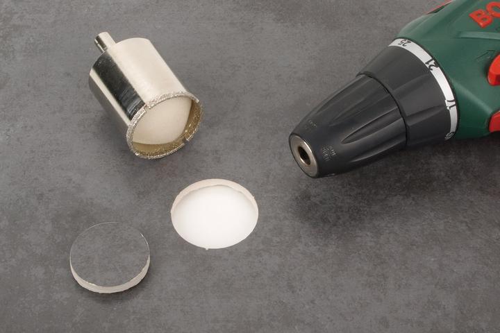 Actual product image wolfcraft Diamond hole saw Ceramic Ø 74mm (74 millimetres)