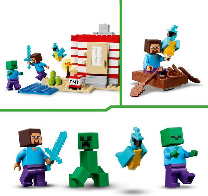 Produktbild LEGO Das TNT-Dschungelhaus (21275, LEGO Minecraft)