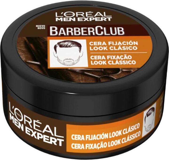 Actual product image L'Oréal Paris L'Oréal Men Expert Barber Club Slicked Hair Fixing Wax 75ml (Hair wax, 75 ml)