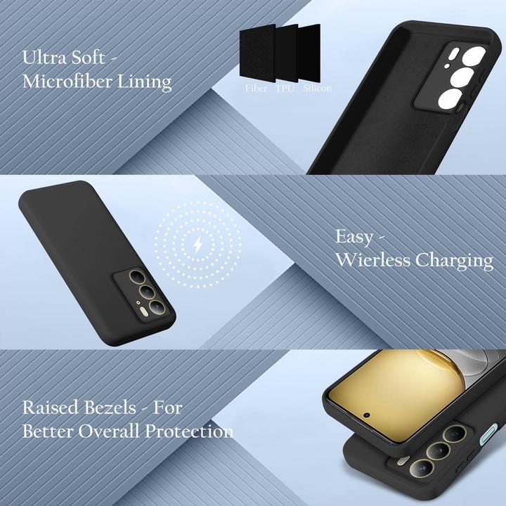 Immagine prodotto Cadorabo Custodia per Realme C75 TPU Liquid Silicone Case (Siemens CC75)