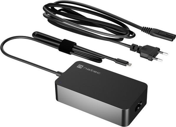 Produktbild Genesis Zasilacz ładowarka Natec Grayling USB-C 65w Do Laptopów, Tabletów, Telefonów (65 W)