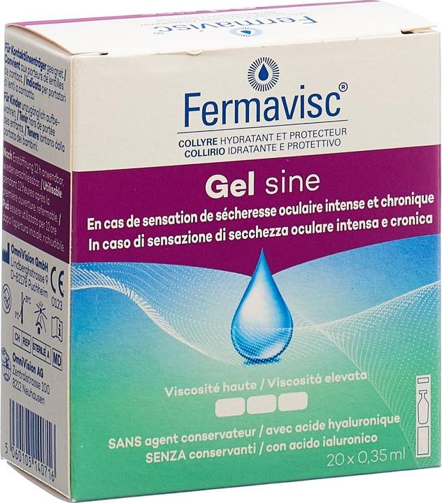Actual product image OmniVision Fermavisc Gel Sine (7 ml, Fermavisc Gel sine Gtt Opht)