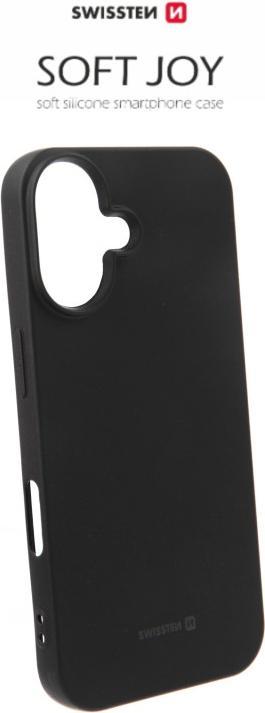 Produktbild Swissten Soft Joy Case for Apple iPhone 16e - Black (Apple iPhone 16e)