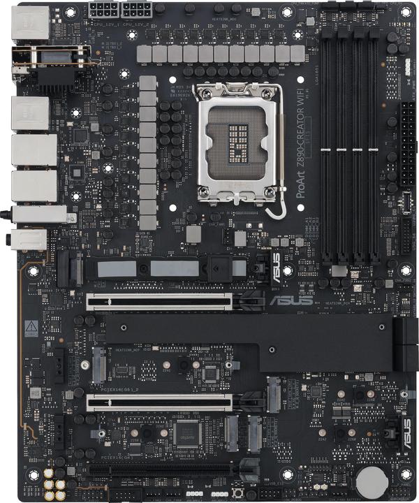 Actual product image ASUS MB PROART Z890-CREATOR WIFI (Intel,LGA1851,DDR5,ATX) (Socket S1, Intel Z890, ATX)