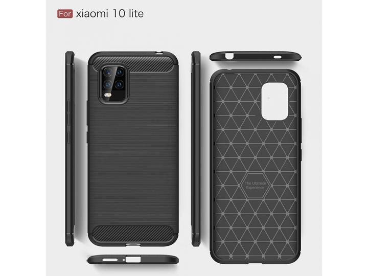 Image du produit Screenguard Xiaomi Mi 10 Lite Housse Carbon Brushed Soft TPU (Mi 10 Lite)