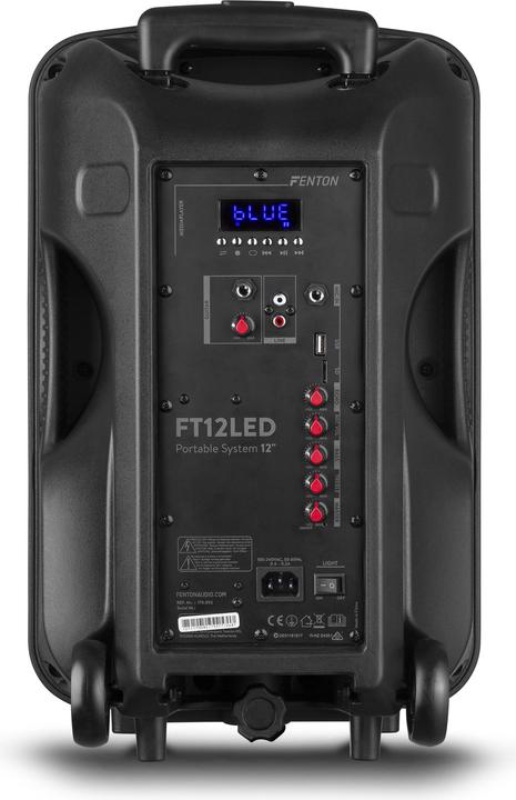Image du produit Fenton FT12LED Haut-parleur à chariot actif (Actif, 1x 700 W)