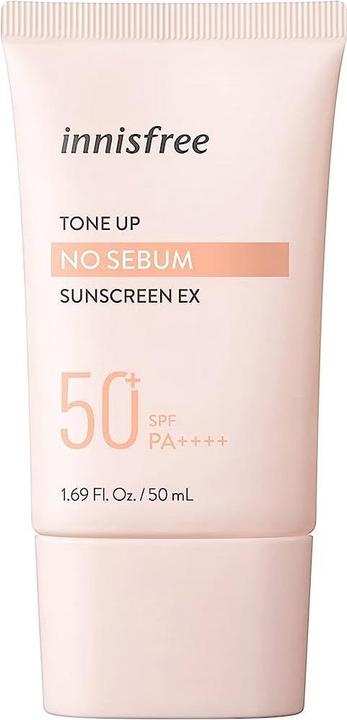 Image du produit Innisfree Écran solaire Tone Up No Sebum EX (Crème solaire, SPF 50+, 50 ml)