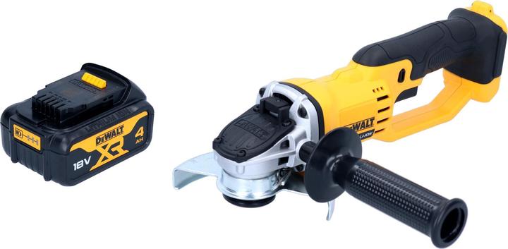 Actual product image DeWalt DCG 412 Cordless Angle Grinder 18V 125mm + 1x Battery 4.0Ah - without Charger (125 mm)