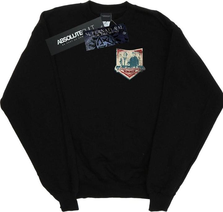 Actual product image Supernatural Womens/Ladies Winchester Breast Print Sweatshirt (XL)