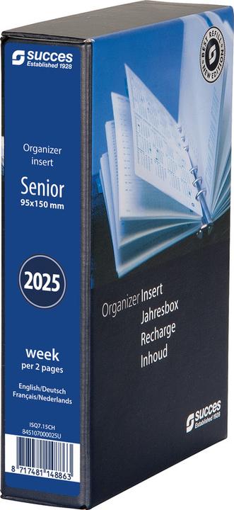 Produktbild Succes Senior Jahresinhalt komplett Januar - Dezember (9.5 x 15 cm, Deutsch, Englisch, Italienisch, Französisch)