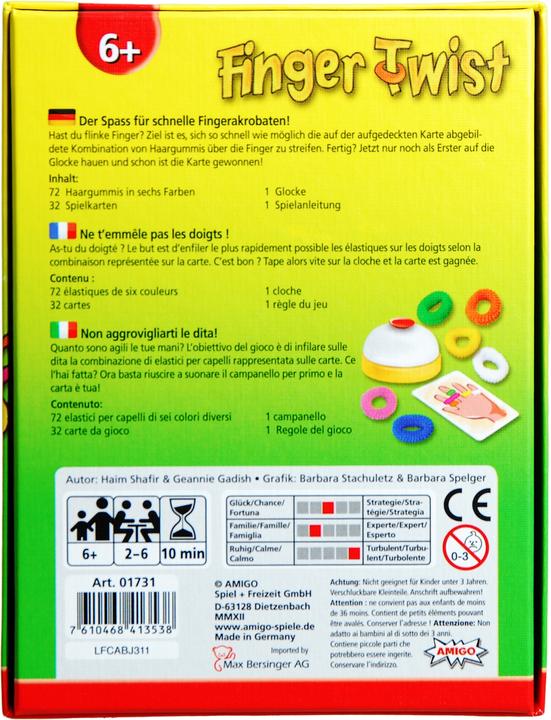 Produktbild Amigo Finger Twist (Deutsch, Französisch, Italienisch)