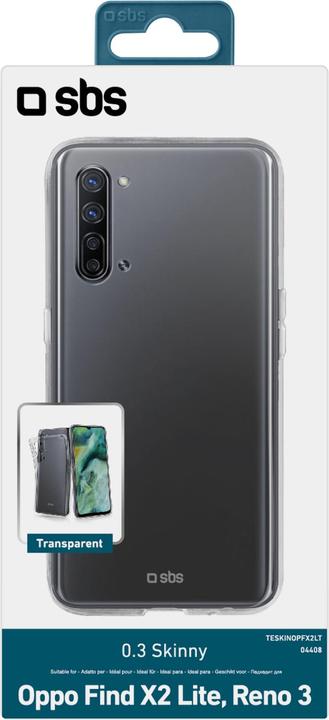 Image du produit SBS Skinny Cover Oppo Find X2 Lite, transparent (Oppo Find X2 Lite)