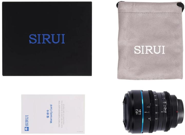 Image du produit Sirui Nightwalker 24 mm T1.2 S35 Sony E (Sony E, APS-C / DX)
