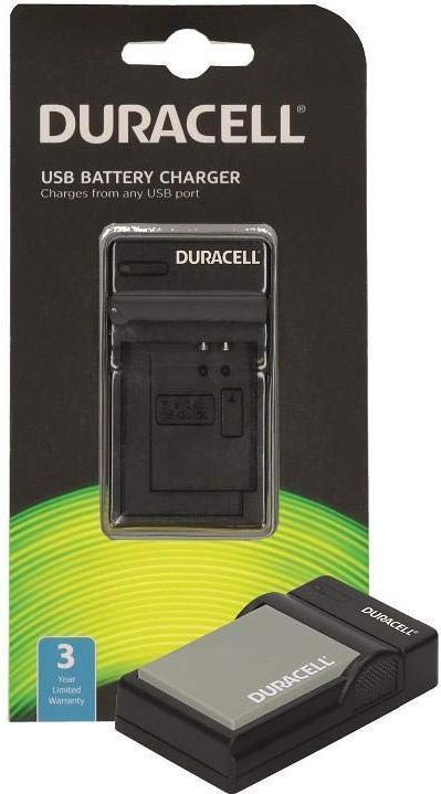 Produktbild Duracell Ladegerät mit USB Kabel für DR9964/Olympus BLS-5 (Ladegerät)